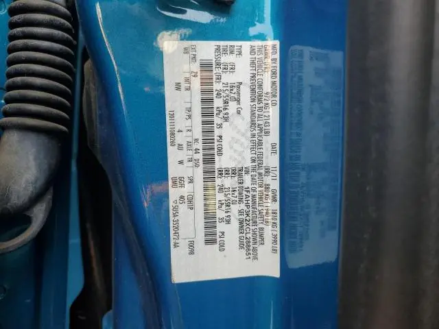2012 FORD FOCUS SE  