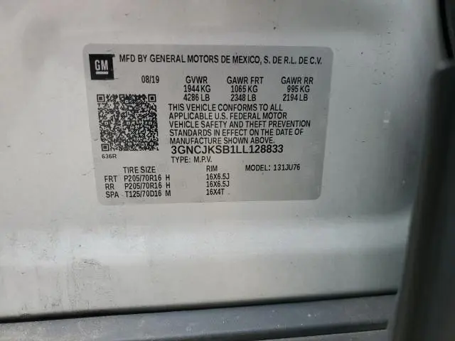 2020 CHEVROLET TRAX LS