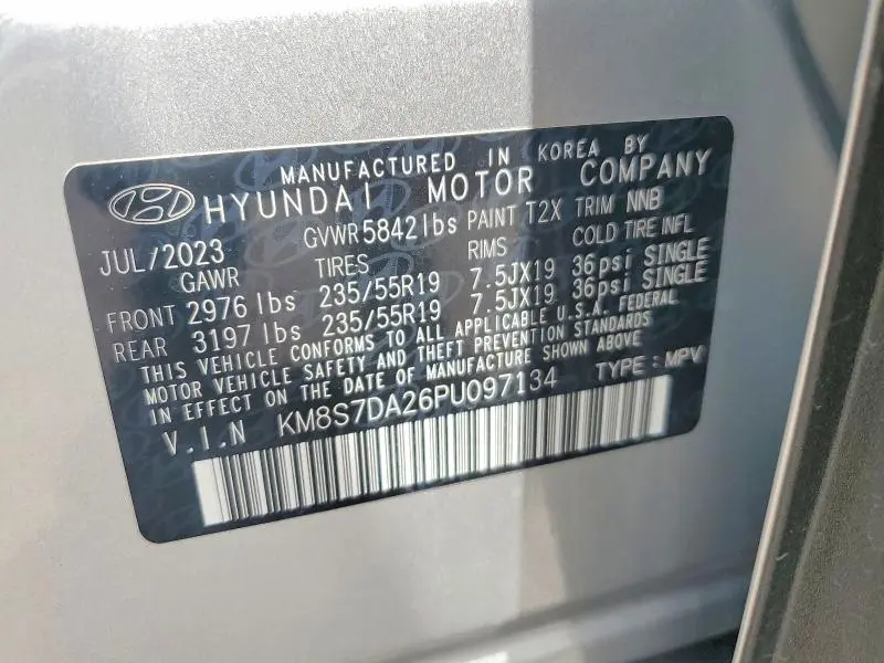 2023 HYUNDAI SANTA FE LIMITED  