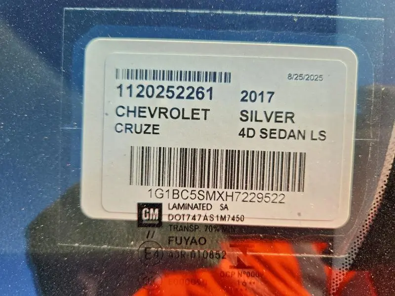 2017 CHEVROLET CRUZE LS  