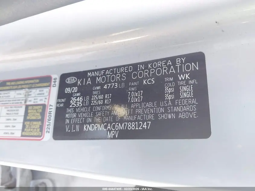 2021 KIA SPORTAGE LX