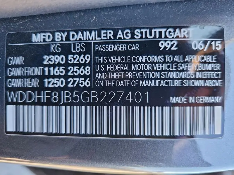 2016 MERCEDES-BENZ E 350 4MATIC  