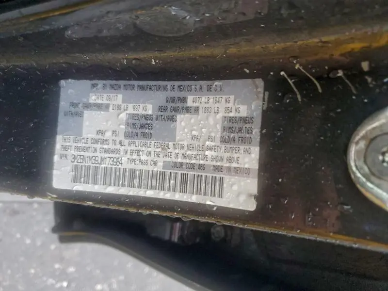 2018 MAZDA 3 GRAND TOURING  