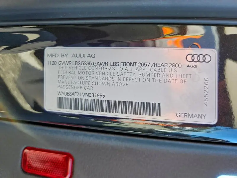 2021 AUDI A6 PREMIUM PLUS  