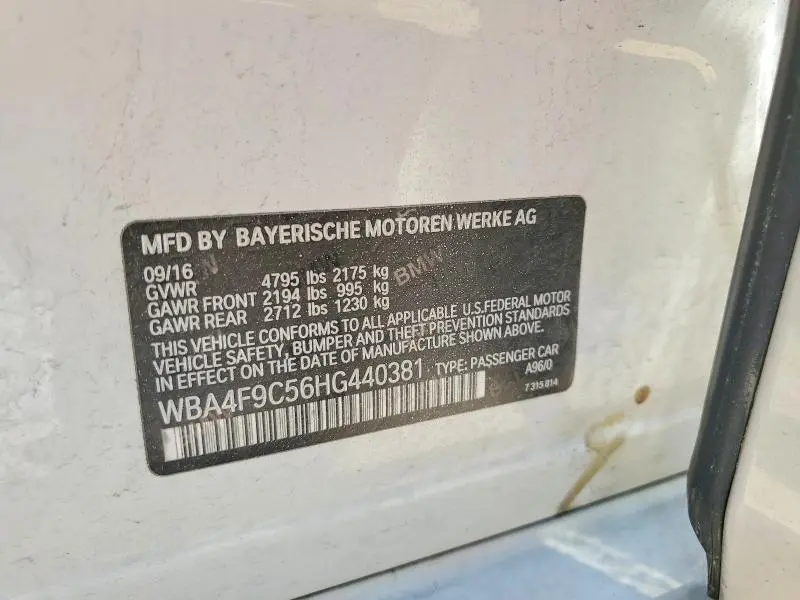 2017 BMW 430XI   