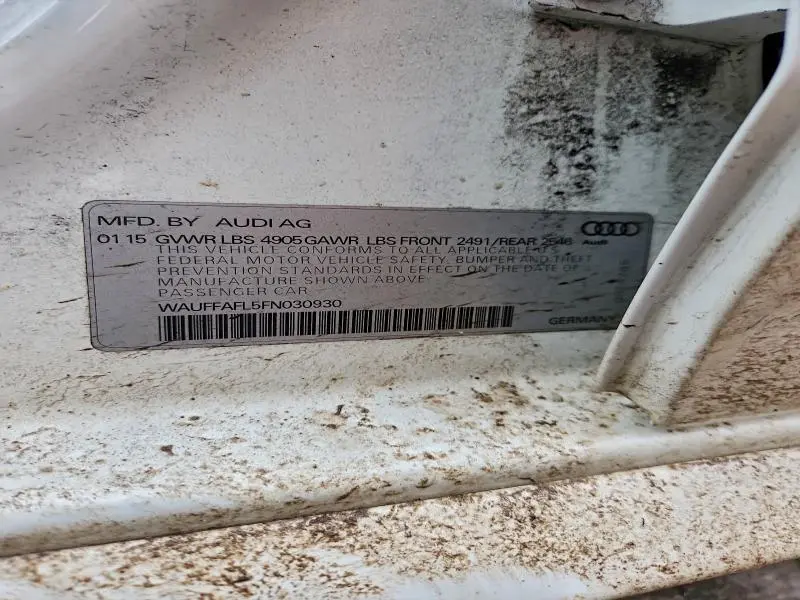 2015 AUDI A4 PREMIUM PLUS  