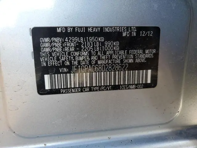 2013 SUBARU IMPREZA PREMIUM  