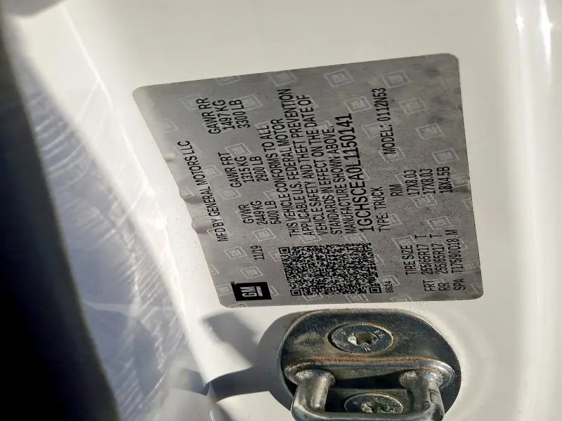 2020 CHEVROLET COLORADO LT  