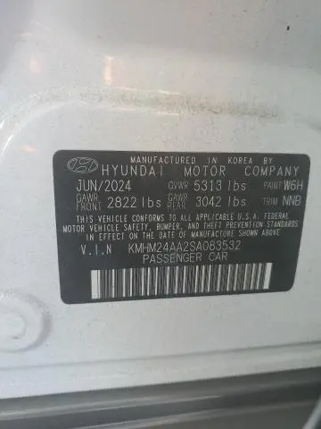 2025 HYUNDAI IONIQ 6 SE  