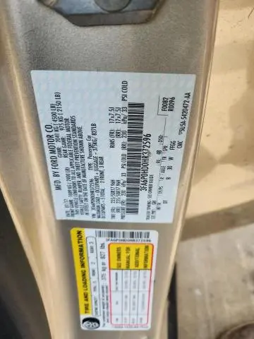 2017 FORD FUSION SE  