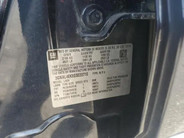 2014 CHEVROLET CAPTIVA LTZ  