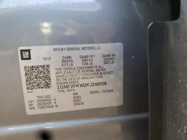 2019 CHEVROLET TRAVERSE LS  