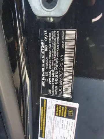 2016 MERCEDES-BENZ E 400  