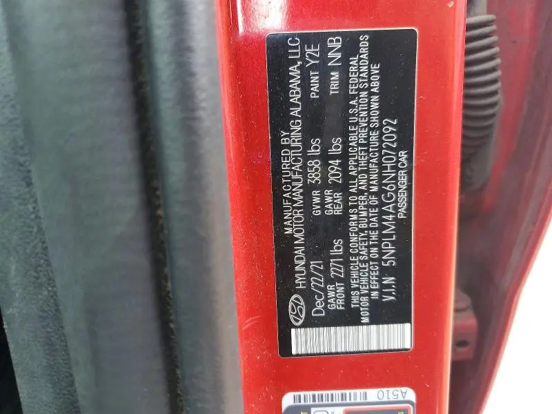 2022 HYUNDAI ELANTRA SEL  