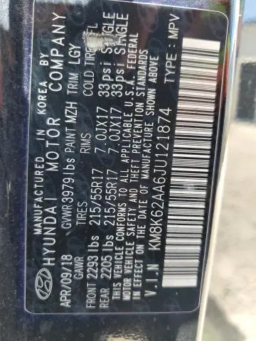 2018 HYUNDAI KONA SEL  