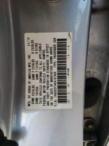 2014 HONDA ACCORD LX