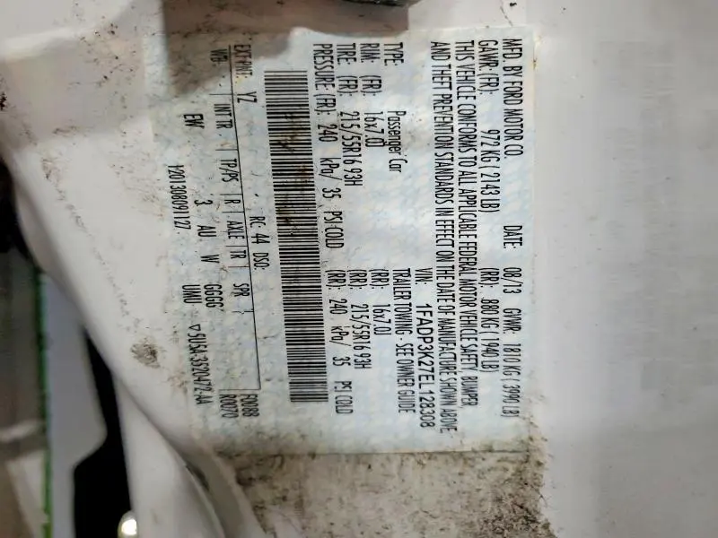 2014 FORD FOCUS SE  