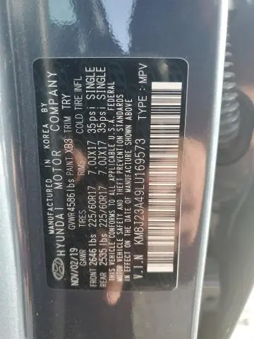 2020 HYUNDAI TUCSON SE  