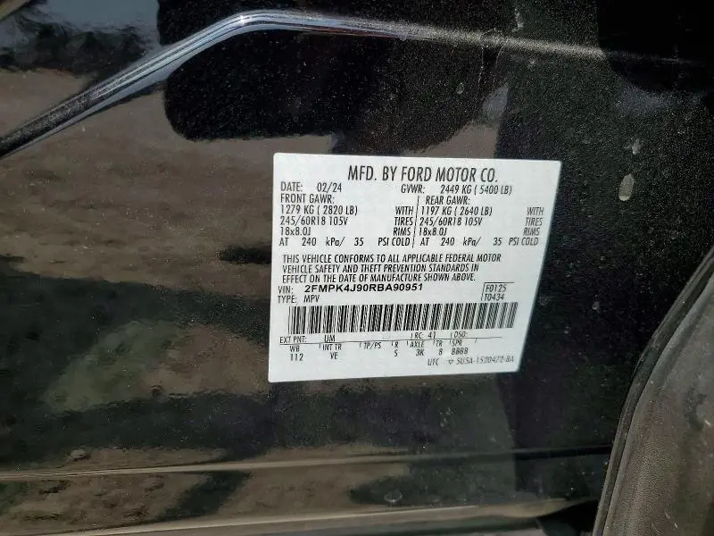 2024 FORD EDGE SEL  