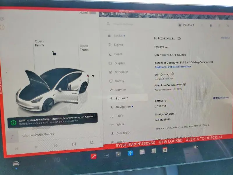 2023 TESLA MODEL 3   