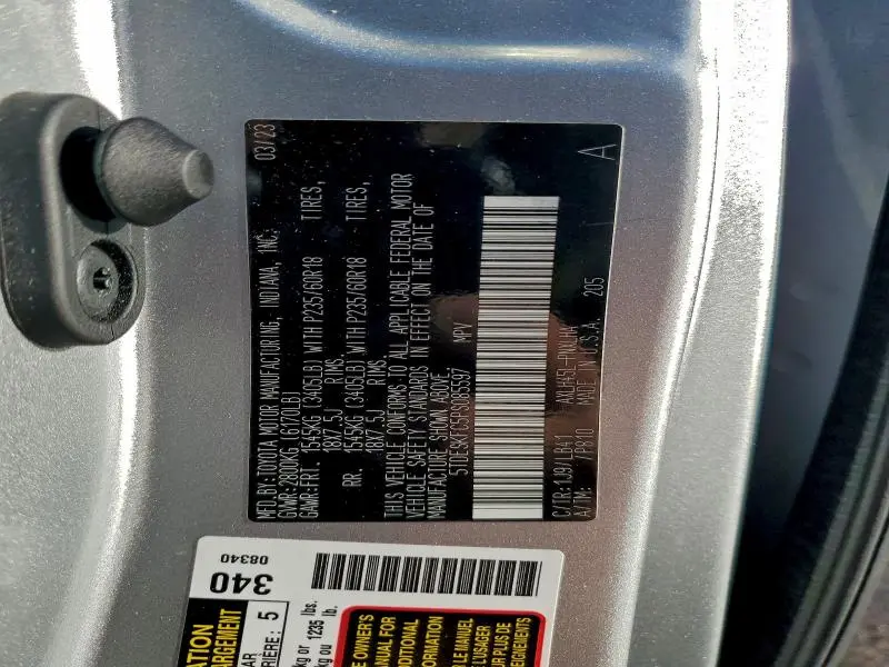 2023 TOYOTA SIENNA LIMITED  