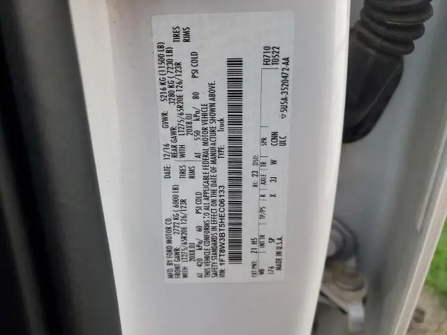 2017 FORD F350 SUPER DUTY  