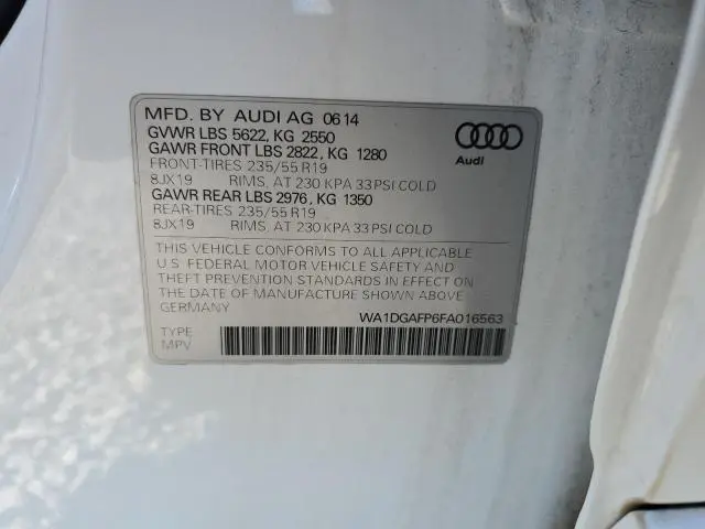2015 AUDI Q5 PREMIUM PLUS  