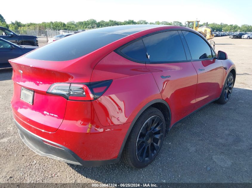 2021 TESLA MODEL Y LONG RANGE DUAL MOTOR ALL-WHEEL DRIVE