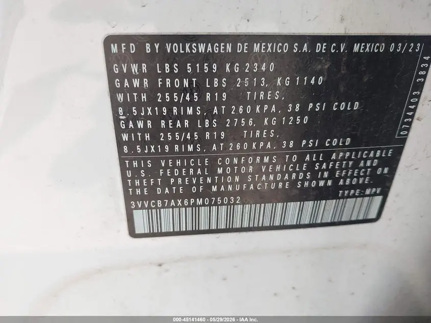 2023 VOLKSWAGEN TIGUAN 2.0T SE R-LINE BLACK