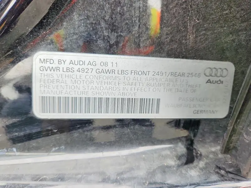 2012 AUDI A4 PREMIUM  