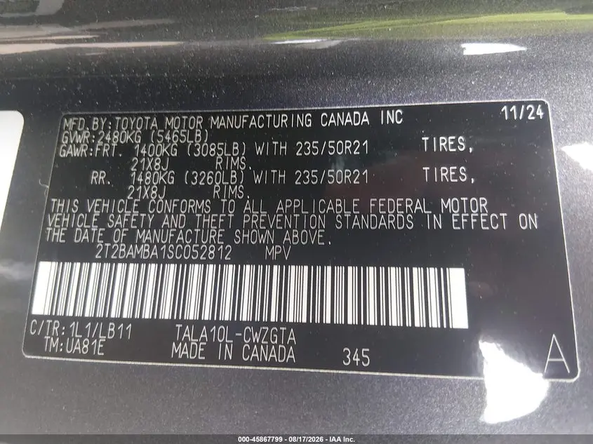 2025 LEXUS RX 350 PREMIUM PLUS