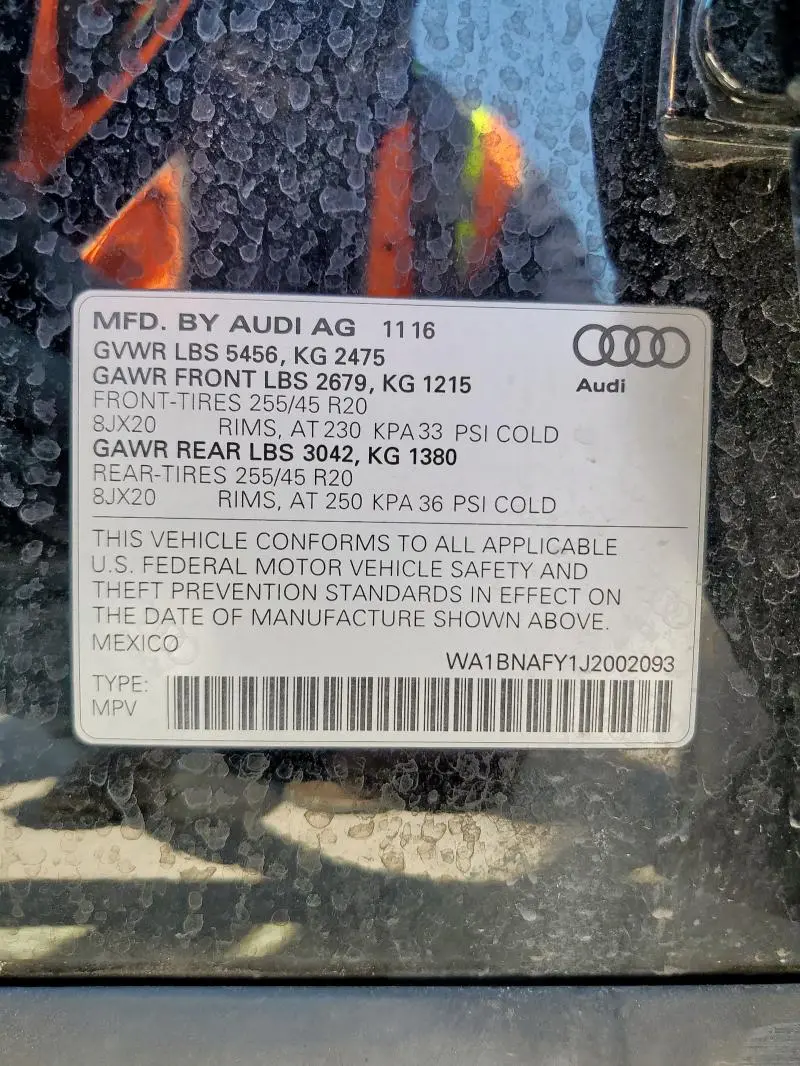 2018 AUDI Q5 PREMIUM PLUS  