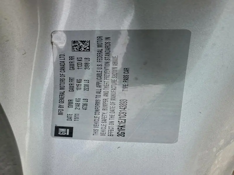 2012 CHEVROLET CAMARO 2SS  