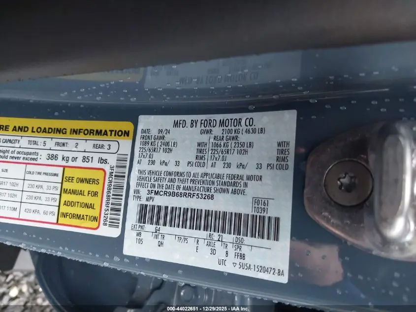 2024 FORD BRONCO SPORT BIG BEND