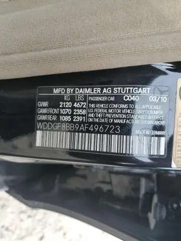 2010 MERCEDES-BENZ C 300 4MATIC  