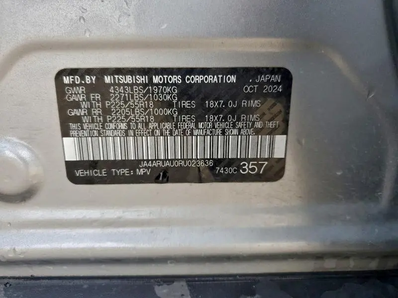 2024 MITSUBISHI OUTLANDER SPORT S/SE  