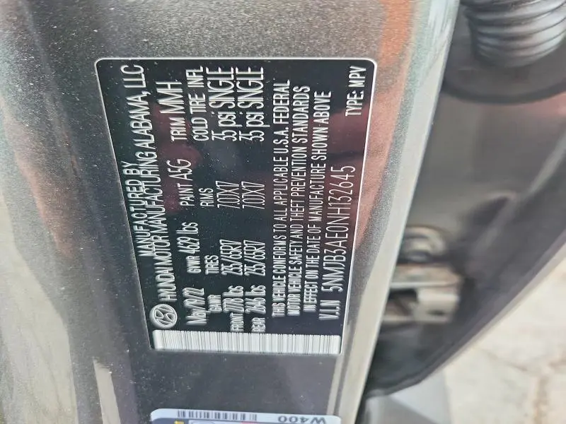 2022 HYUNDAI TUCSON SEL  