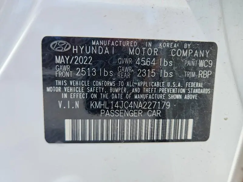 2022 HYUNDAI SONATA N LINE  