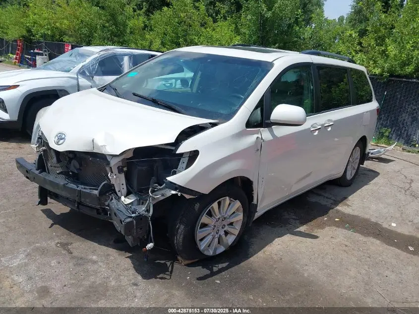 2016 TOYOTA SIENNA XLE 7 PASSENGER