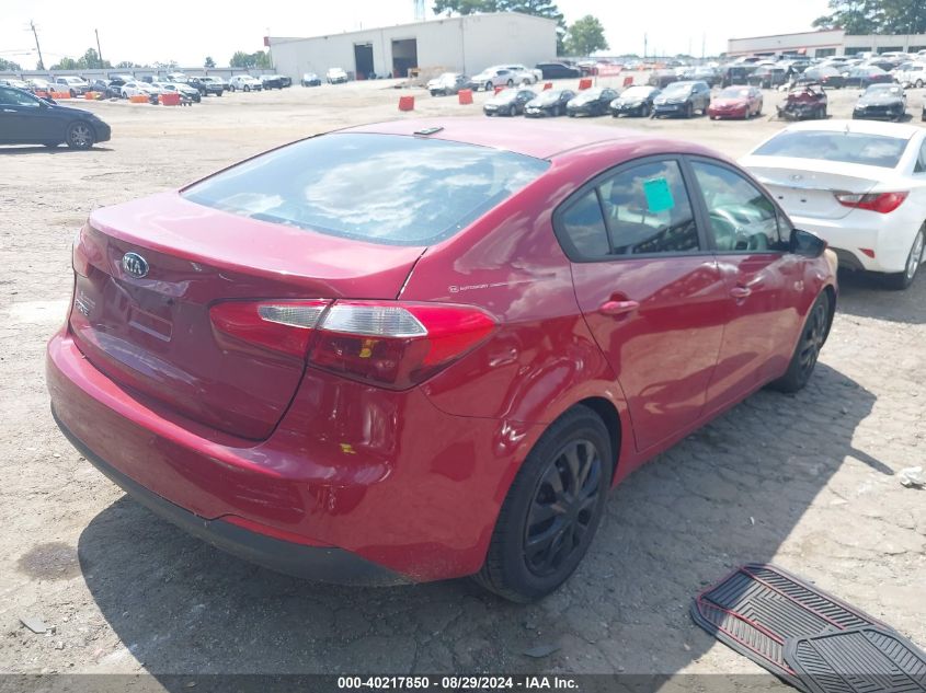 2016 KIA FORTE LX