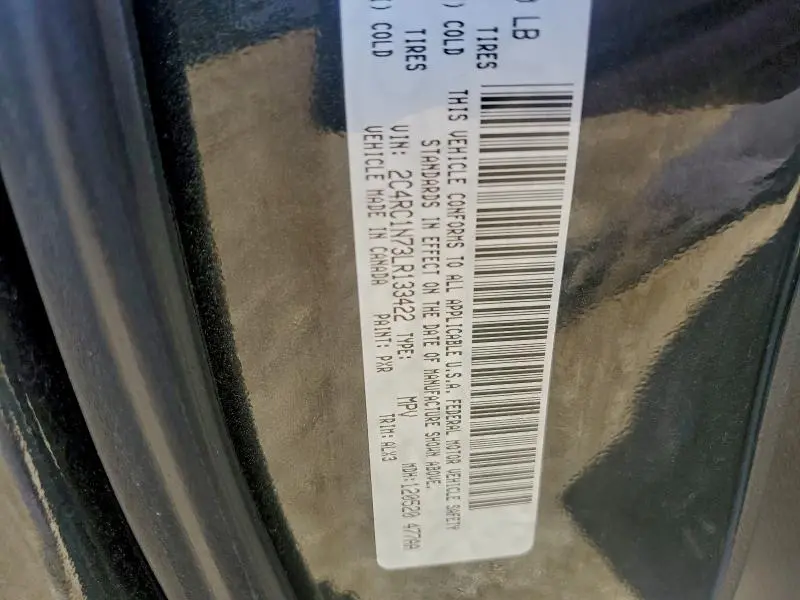 2020 CHRYSLER PACIFICA HYBRID LIMITED  