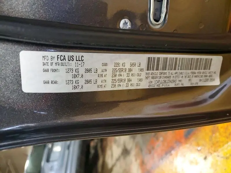 2018 JEEP CHEROKEE LATITUDE  