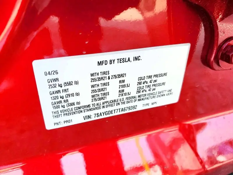 2026 TESLA MODEL Y   