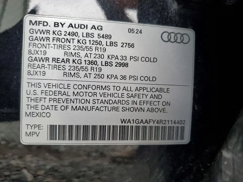 2024 AUDI Q5 PREMIUM 45  