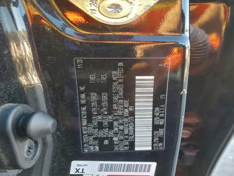 2021 TOYOTA HIGHLANDER XSE  