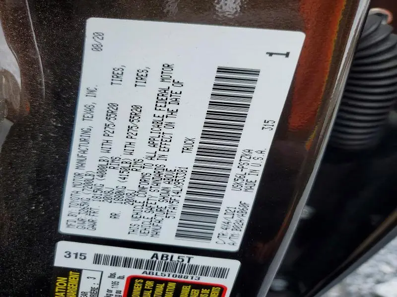 2020 TOYOTA TUNDRA 1794 EDITION  