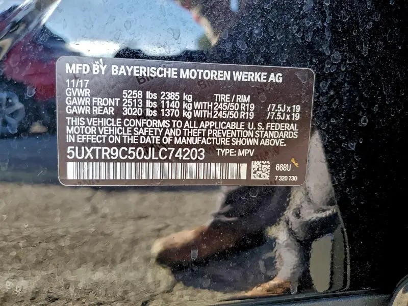 2018 BMW X3 XDRIVE30I  