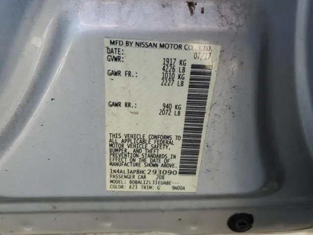 2017 NISSAN ALTIMA 2.5  