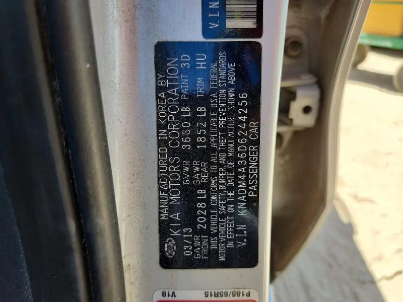 2013 KIA RIO LX  