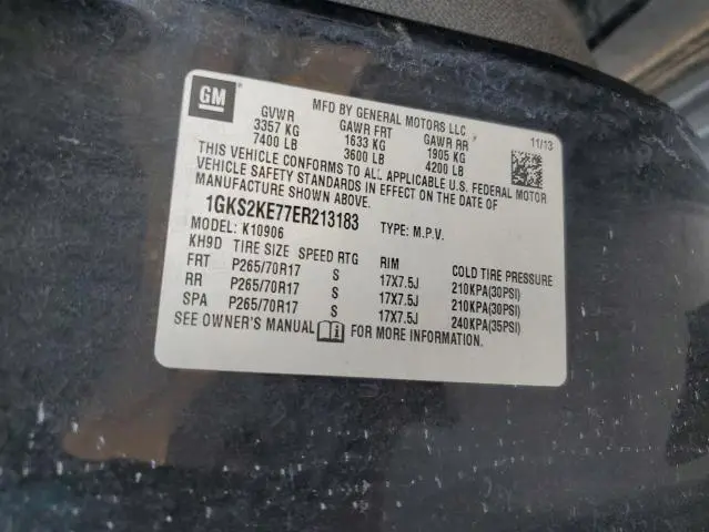 2014 GMC YUKON XL K1500 SLT  